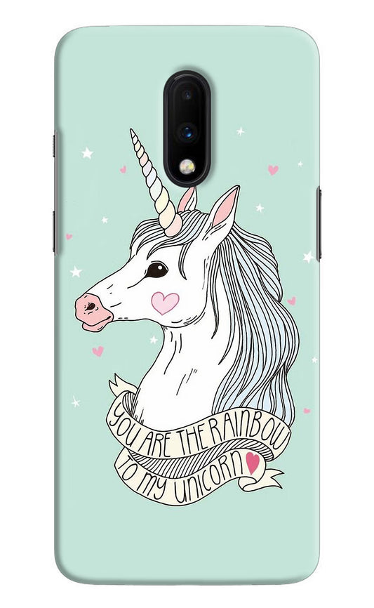 Unicorn Wallpaper Oneplus 7 Hard Case Back Cover by Casekaro