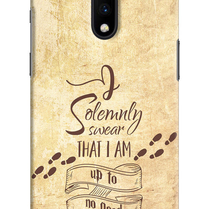 I Solemnly swear that i up to no good Oneplus 7 Hard Case Back Cover by Casekaro