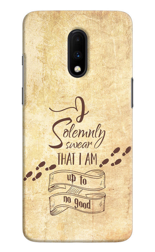 I Solemnly swear that i up to no good Oneplus 7 Hard Case Back Cover by Casekaro