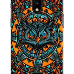 Angry Owl Art Oneplus 7 Hard Case Back Cover by Casekaro