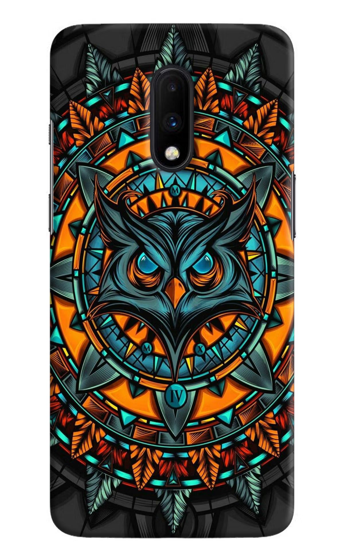 Angry Owl Art Oneplus 7 Hard Case Back Cover by Casekaro
