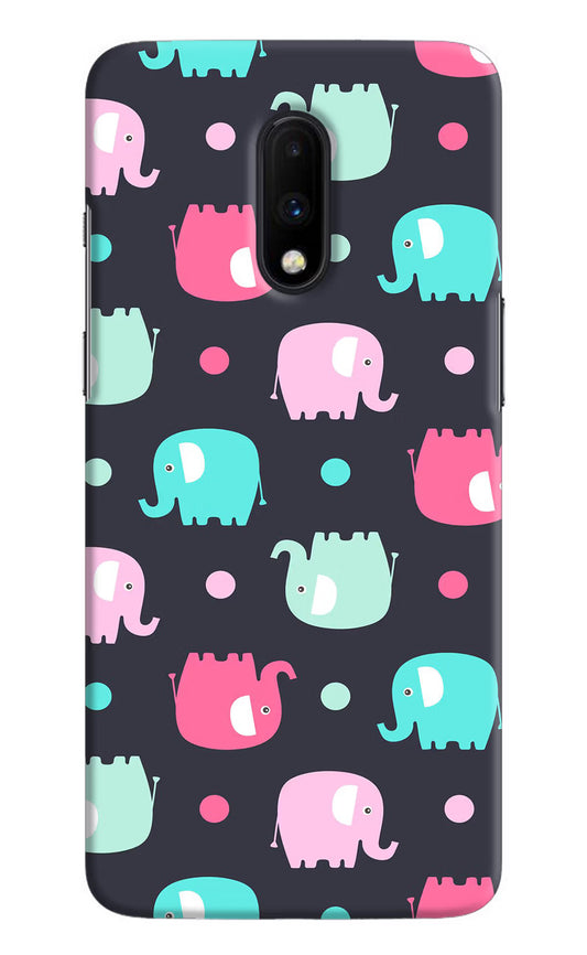 Elephants Oneplus 7 Hard Case Back Cover by Casekaro