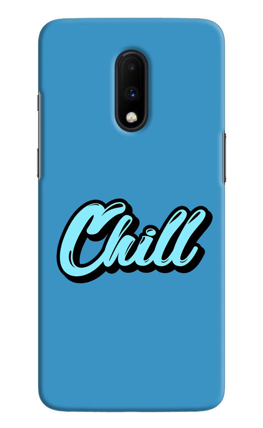 Chill Oneplus 7 Hard Case Back Cover by Casekaro