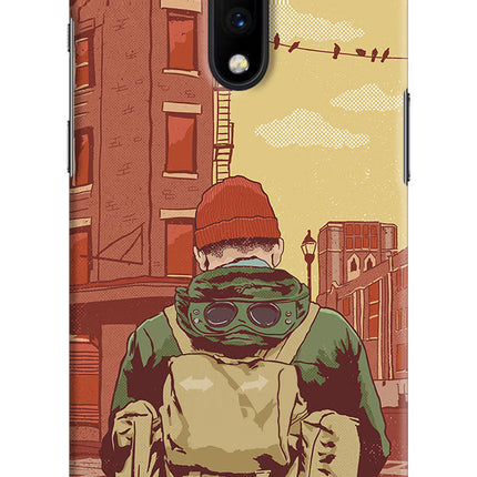 Adventurous Oneplus 7 Hard Case Back Cover by Casekaro