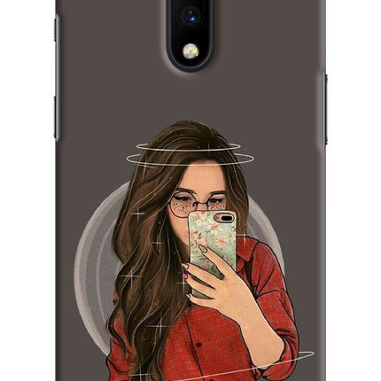 Selfie Queen Oneplus 7 Hard Case Back Cover by Casekaro