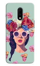 Pretty Girl Oneplus 7 Hard Case Back Cover by Casekaro