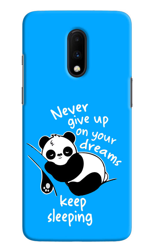 Keep Sleeping Oneplus 7 Hard Case Back Cover by Casekaro