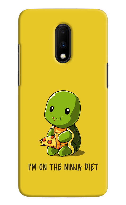 I'm on Ninja Diet Oneplus 7 Hard Case Back Cover by Casekaro