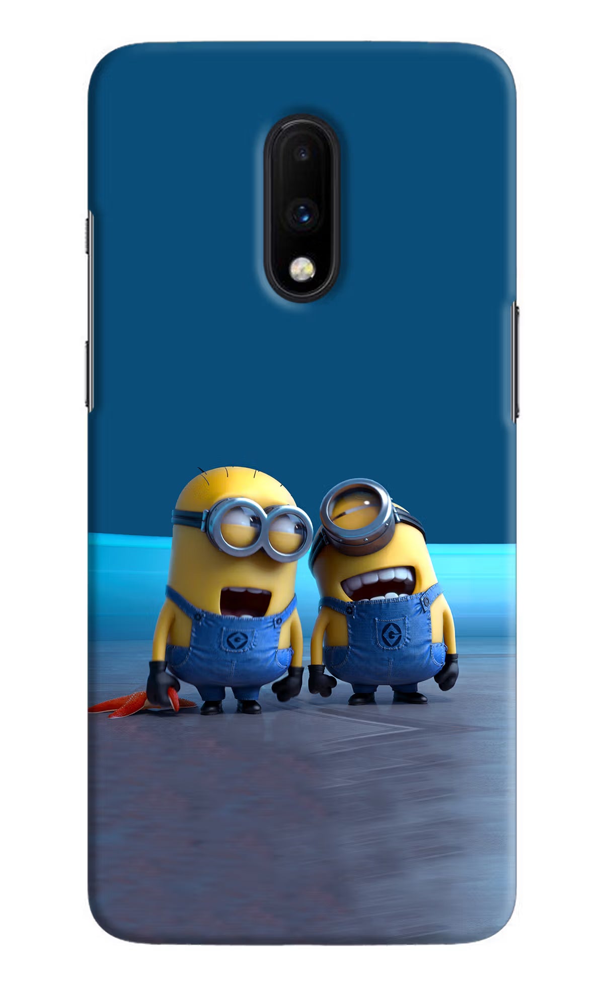 Minion Laughing Oneplus 7 Hard Case Back Cover by Casekaro