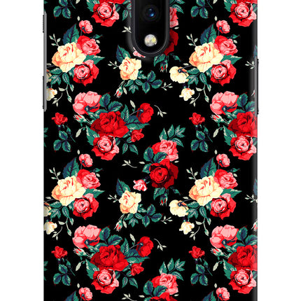 Rose Pattern Oneplus 7 Hard Case Back Cover by Casekaro