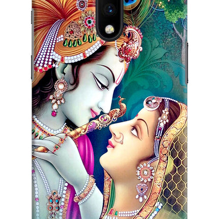 Lord Radha Krishna Oneplus 7 Hard Case Back Cover by Casekaro