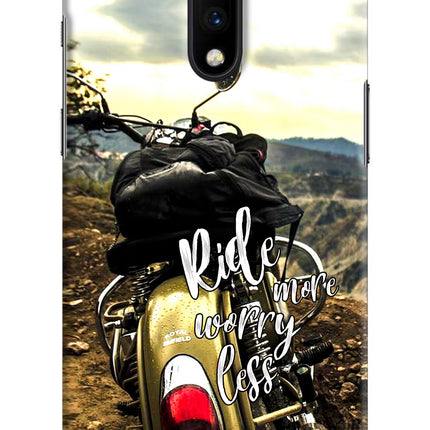 Ride More Worry Less Oneplus 7 Hard Case Back Cover by Casekaro