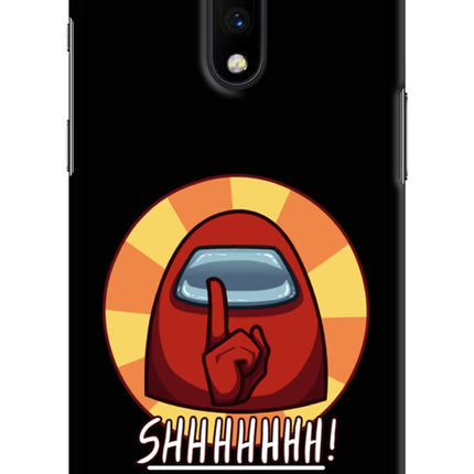 Among Us Shhh! Oneplus 7 Hard Case Back Cover by Casekaro