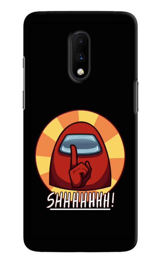 Among Us Shhh! Oneplus 7 Hard Case Back Cover by Casekaro