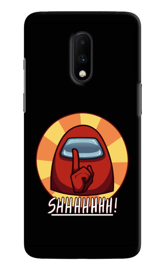 Among Us Shhh! Oneplus 7 Hard Case Back Cover by Casekaro