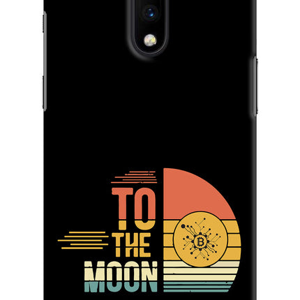 To the Moon Oneplus 7 Hard Case Back Cover by Casekaro