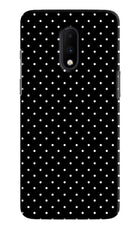 White Dots Oneplus 7 Hard Case Back Cover by Casekaro