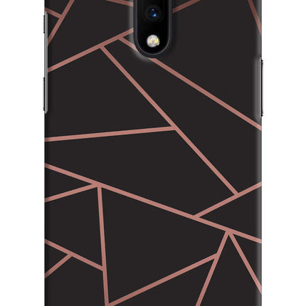 Geometric Pattern Oneplus 7 Hard Case Back Cover by Casekaro