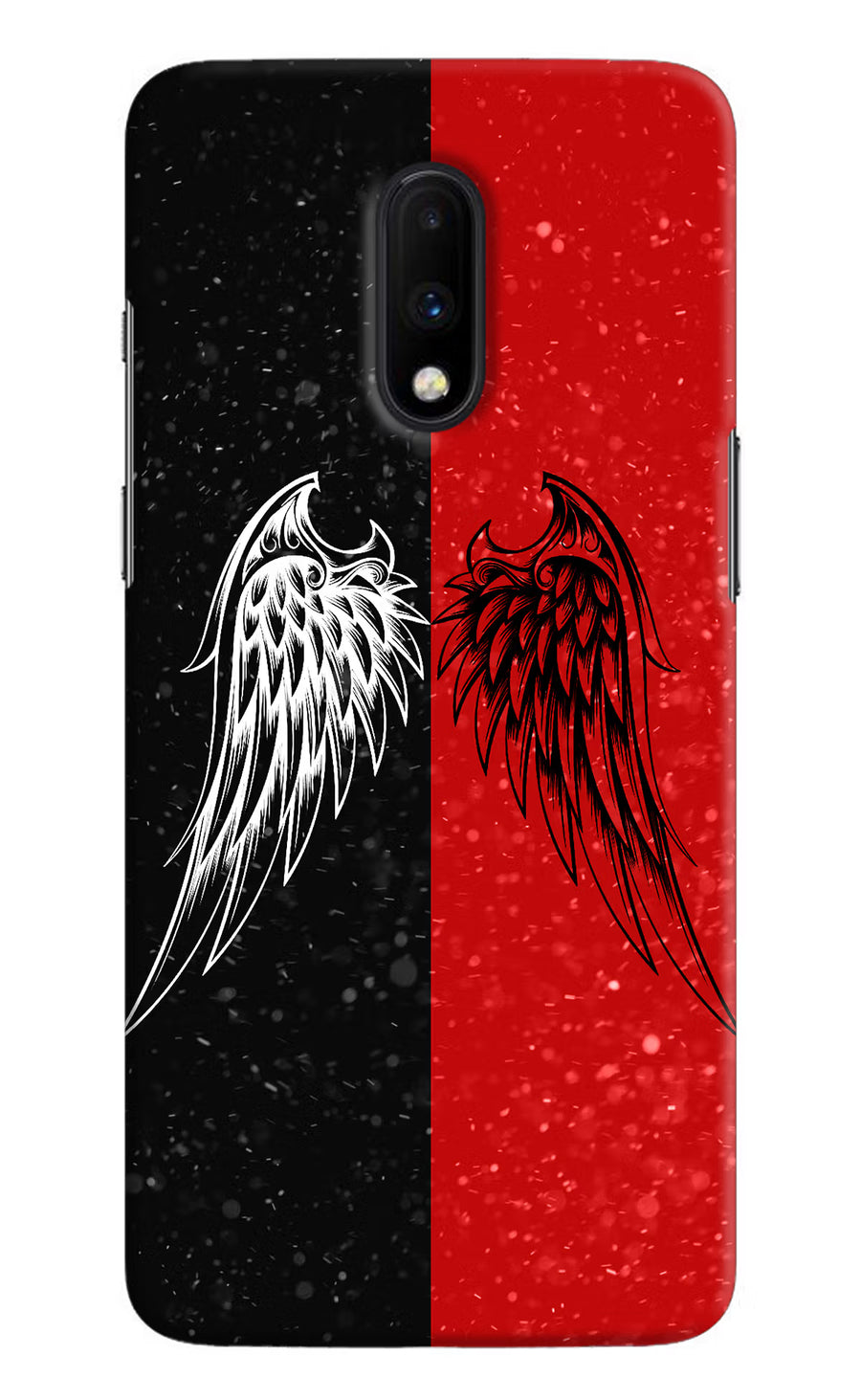 Wings Oneplus 7 Back Cover, Hard case