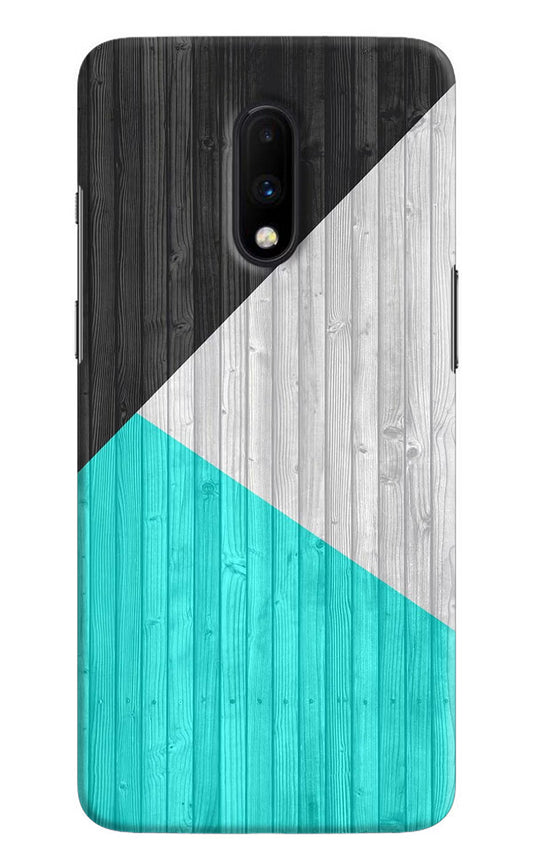 Wooden Abstract Oneplus 7 Hard Case Back Cover by Casekaro