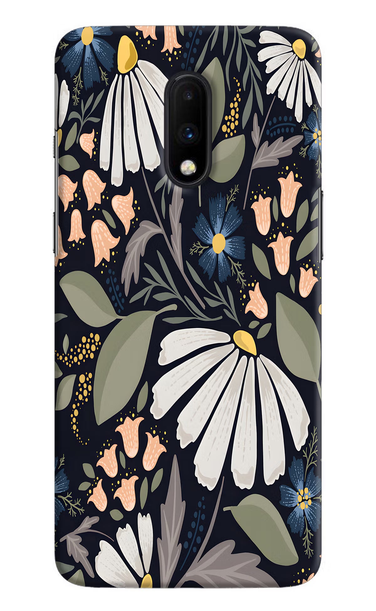 Flowers Art Oneplus 7 Hard Case Back Cover by Casekaro