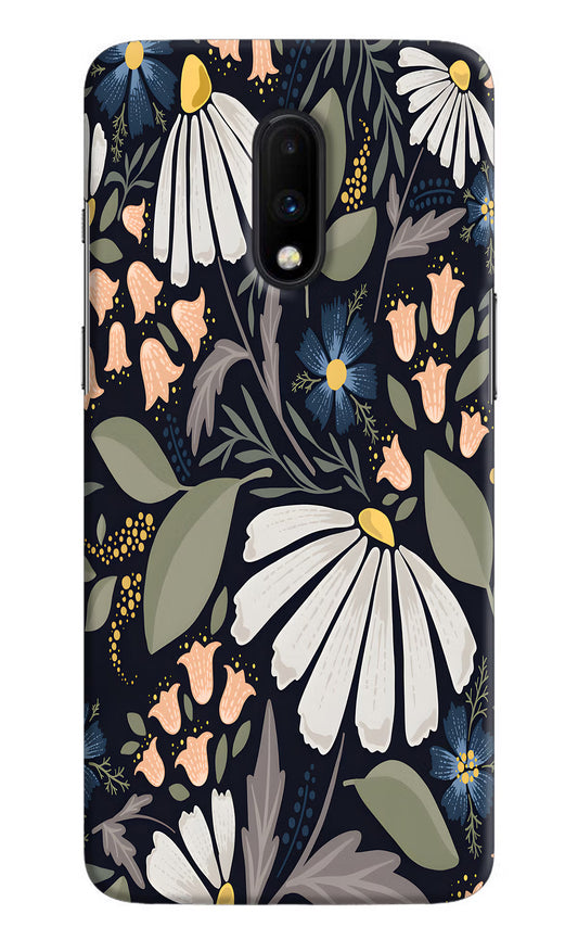 Flowers Art Oneplus 7 Hard Case Back Cover by Casekaro
