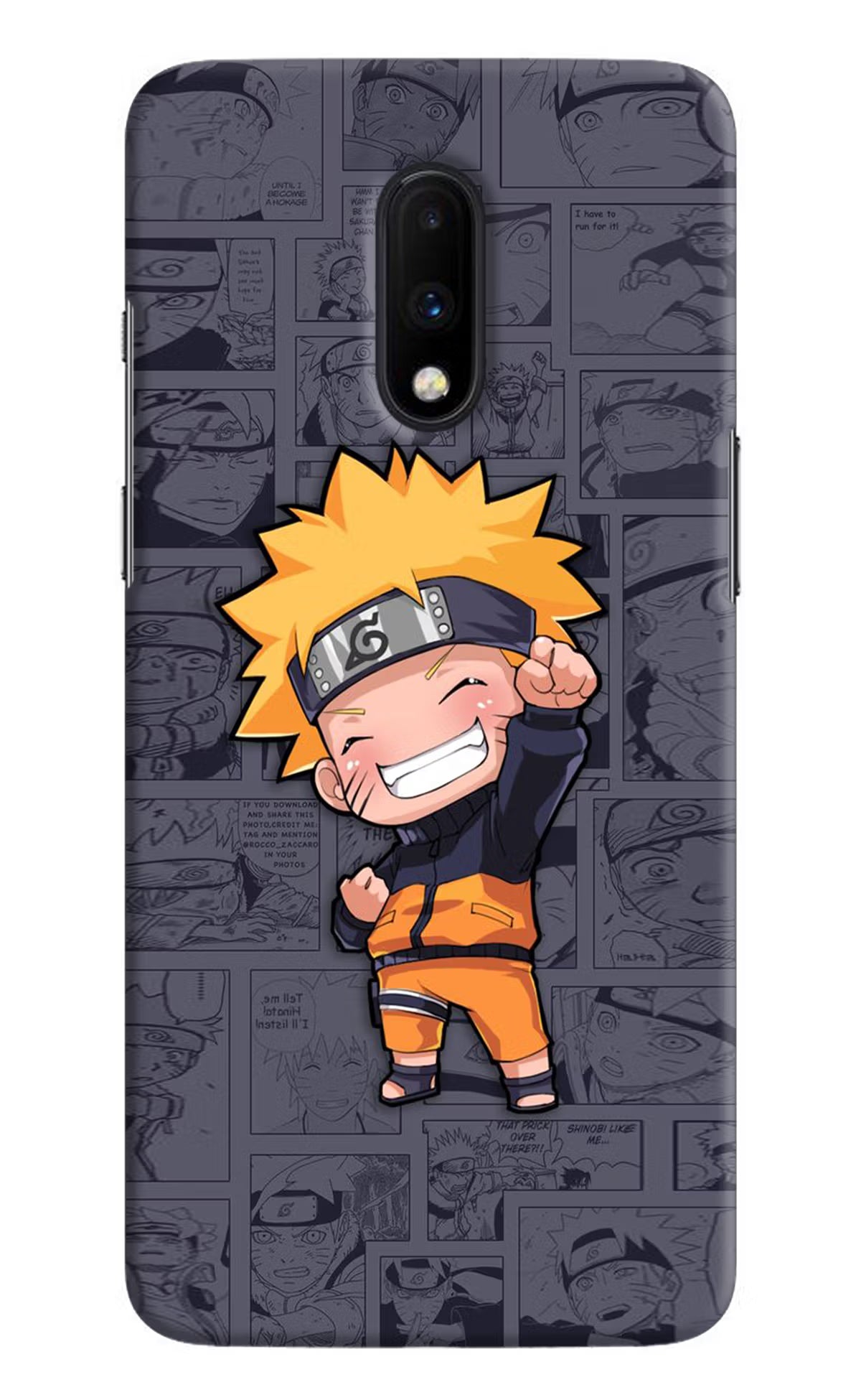 Chota Naruto Oneplus 7 Hard Case Back Cover by Casekaro