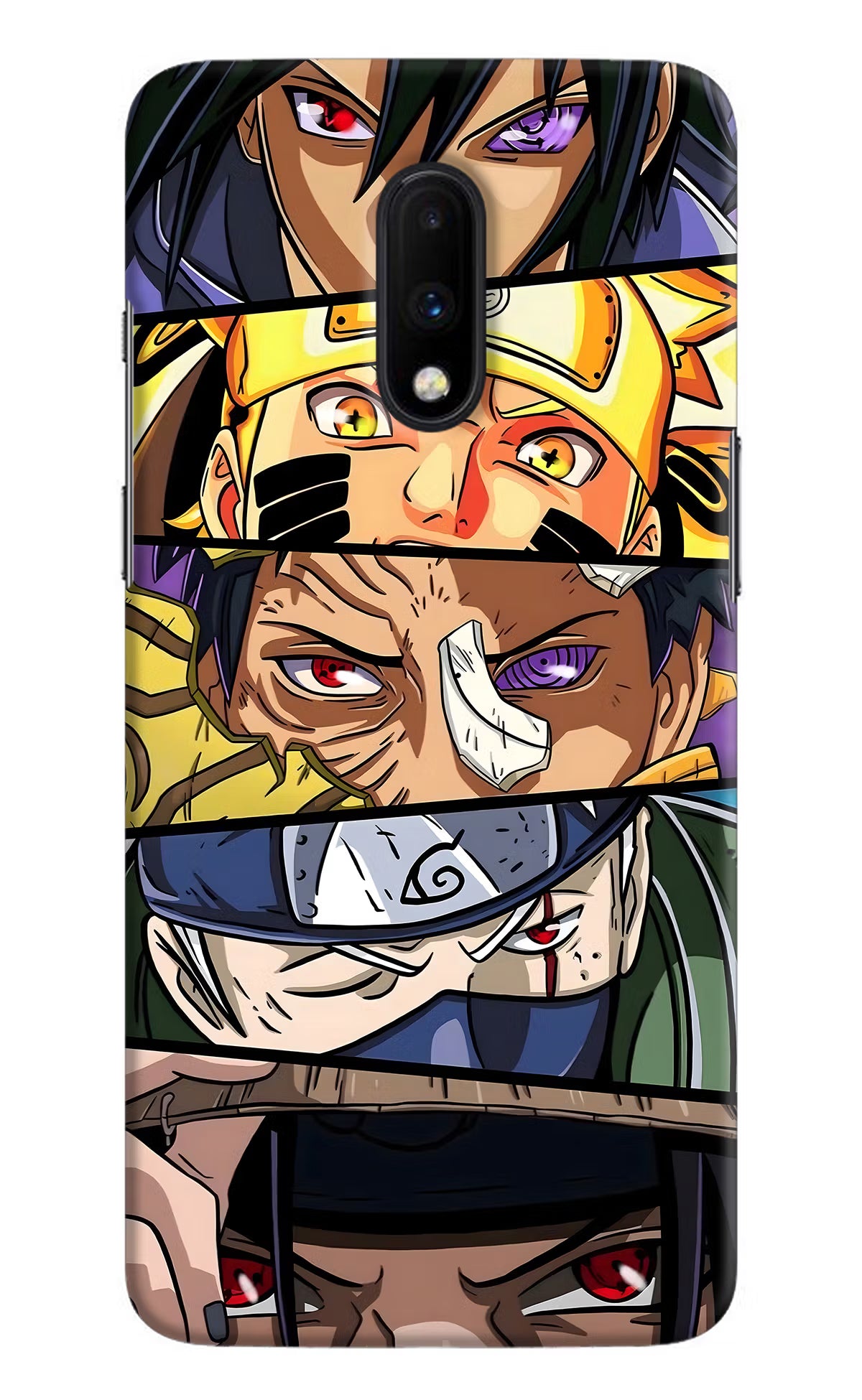 Naruto Character Oneplus 7 Hard Case Back Cover by Casekaro