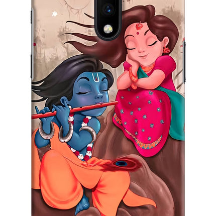 Radhe Krishna Oneplus 7 Hard Case Back Cover by Casekaro