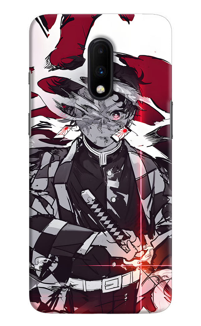 Demon Slayer Oneplus 7 Hard Case Back Cover by Casekaro