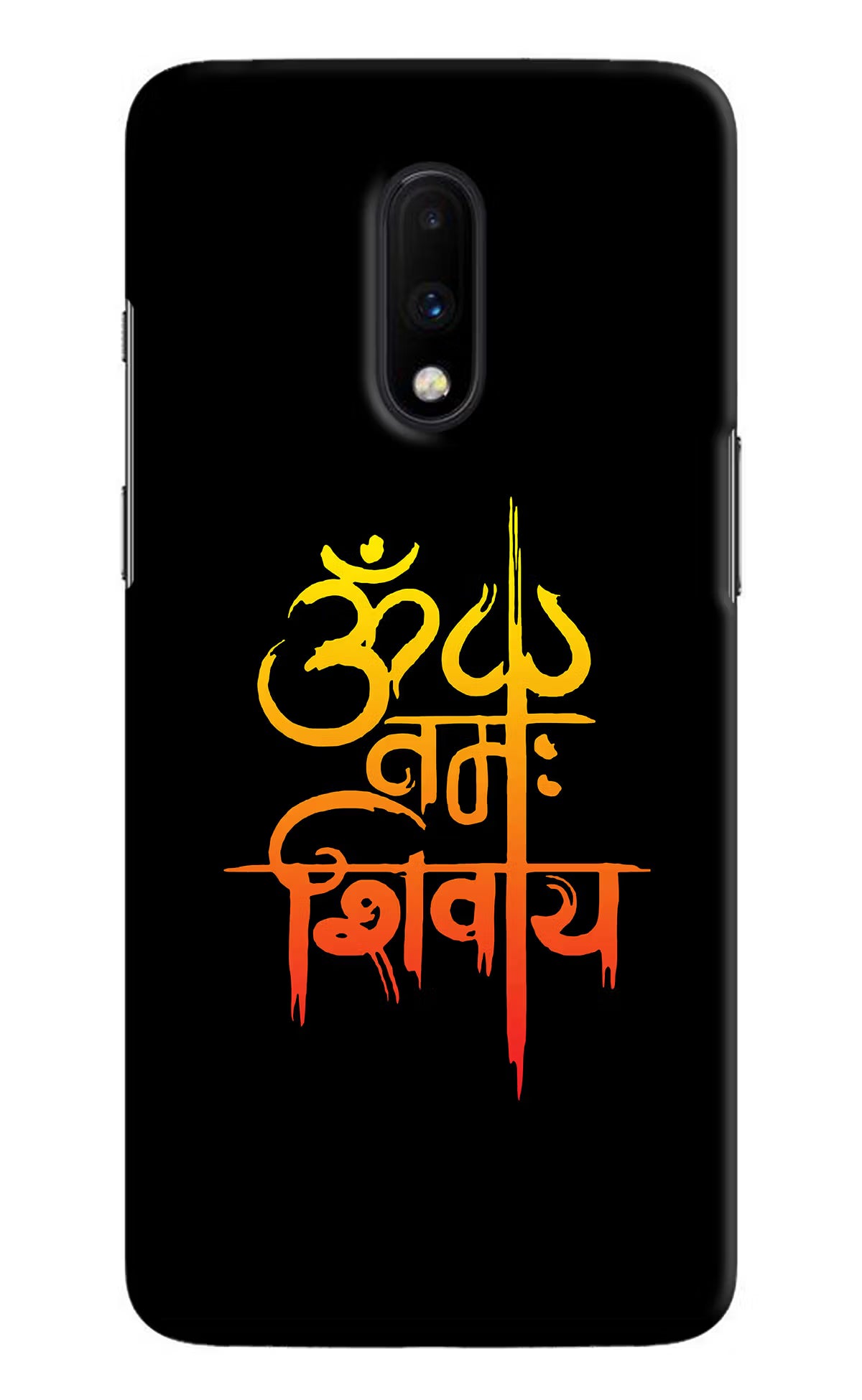 Om Namah Shivay Oneplus 7 Hard Case Back Cover by Casekaro