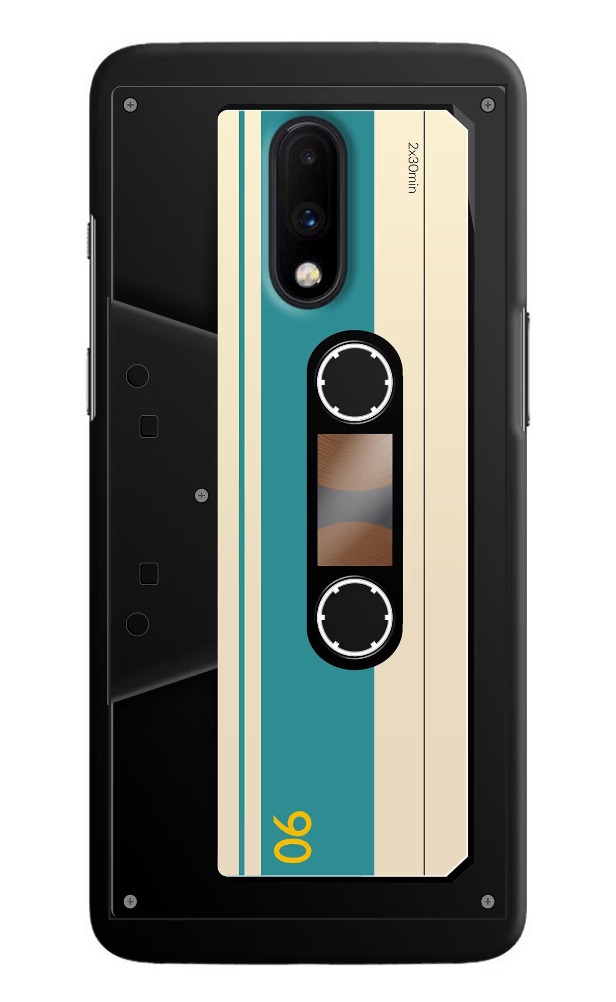Cassette Oneplus 7 Hard Case Back Cover by Casekaro