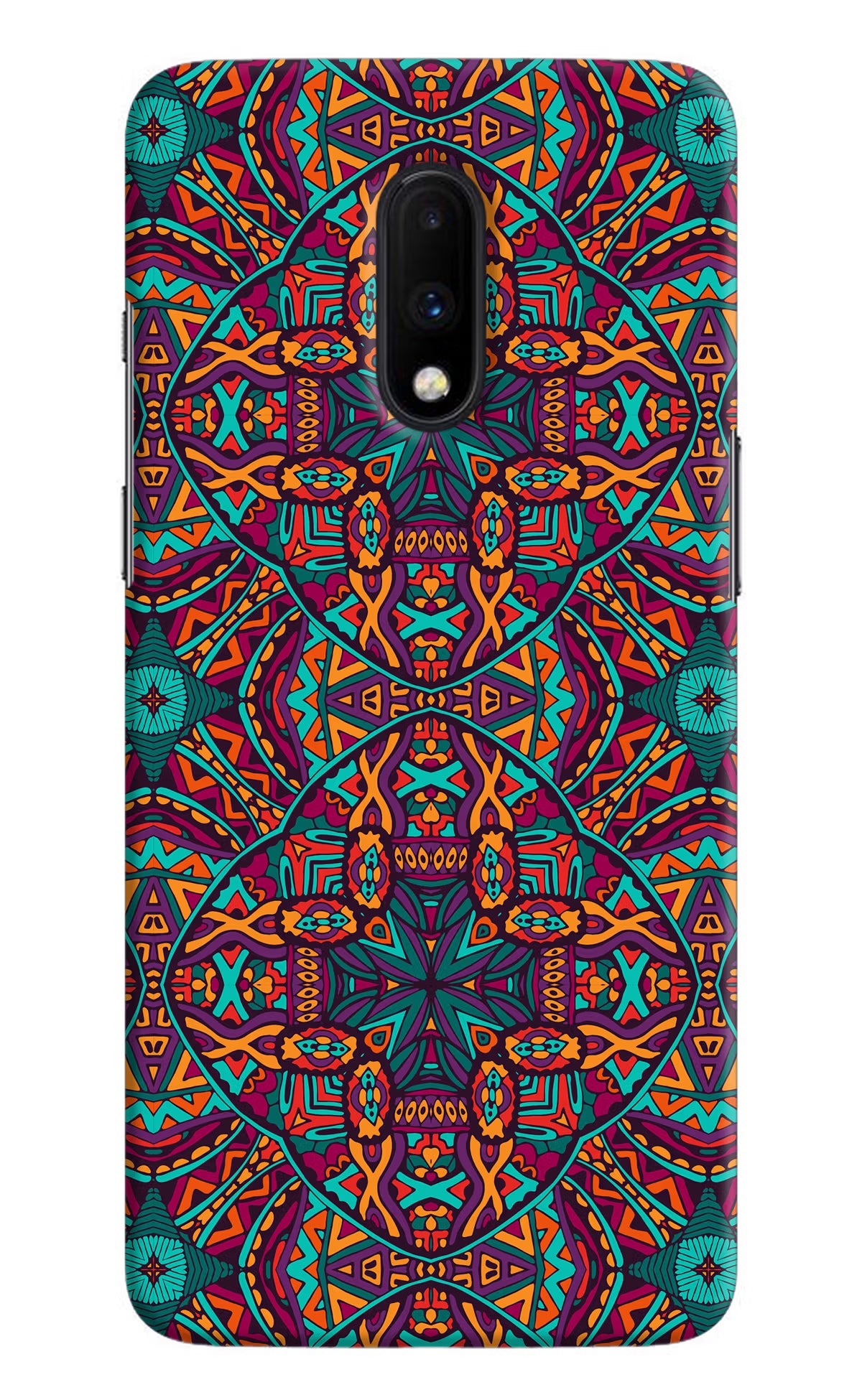Colour Mandala Oneplus 7 Hard Case Back Cover by Casekaro