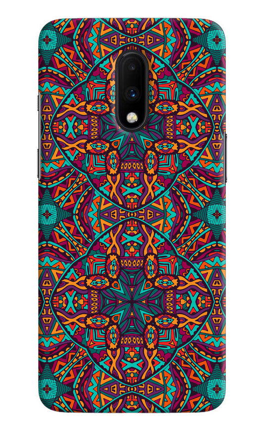 Colour Mandala Oneplus 7 Hard Case Back Cover by Casekaro