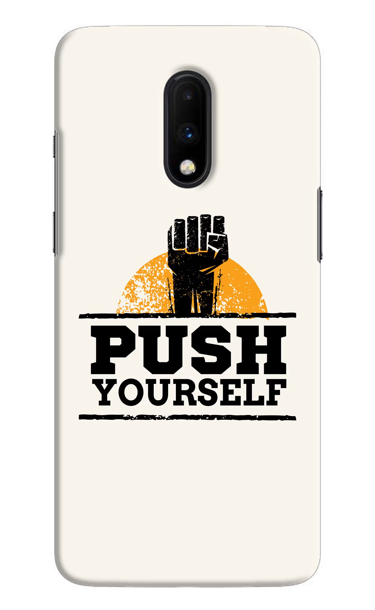 Push Yourself Oneplus 7 Hard Case Back Cover by Casekaro