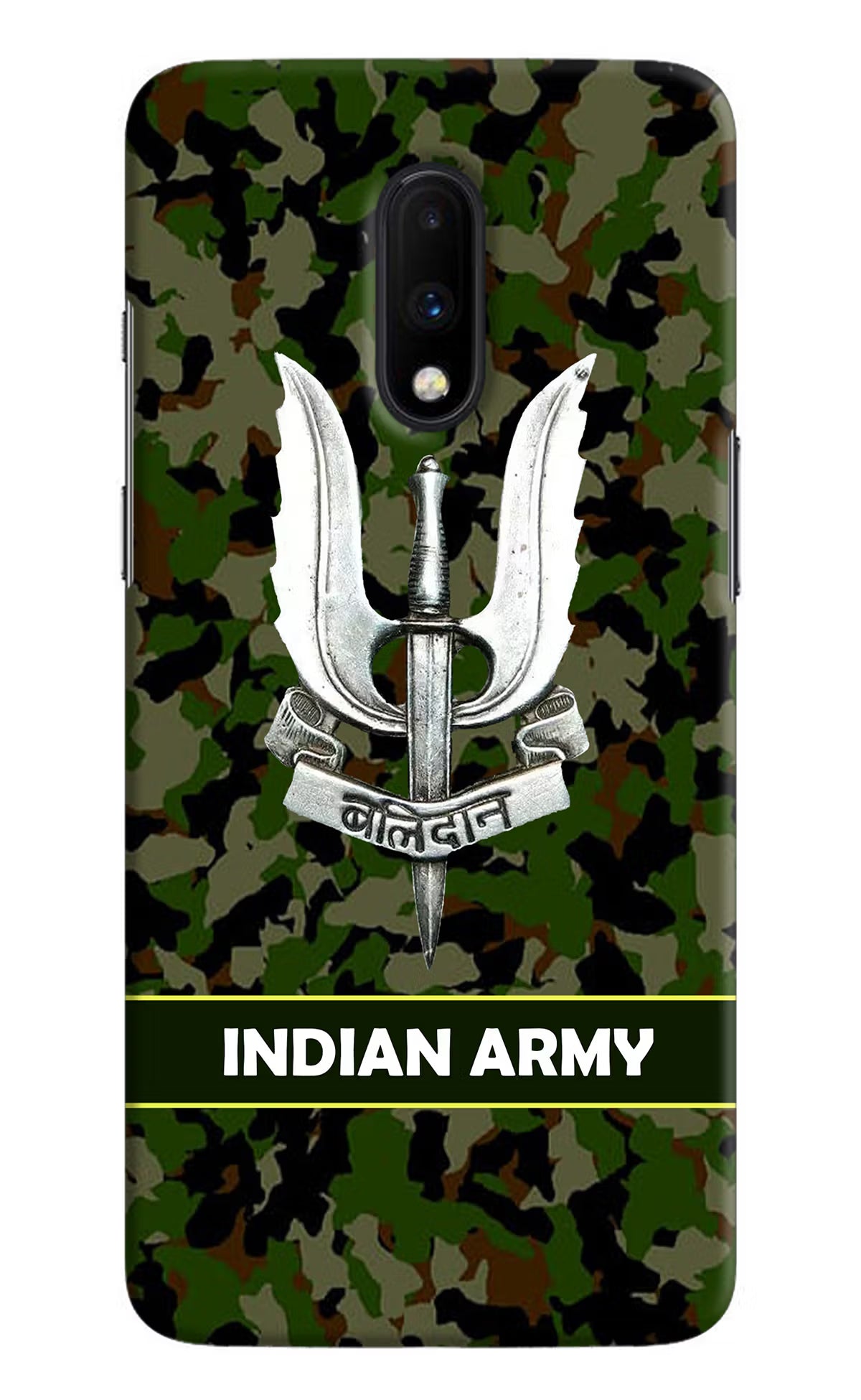 Balidan Indian Logo Oneplus 7 Hard Case Back Cover by Casekaro