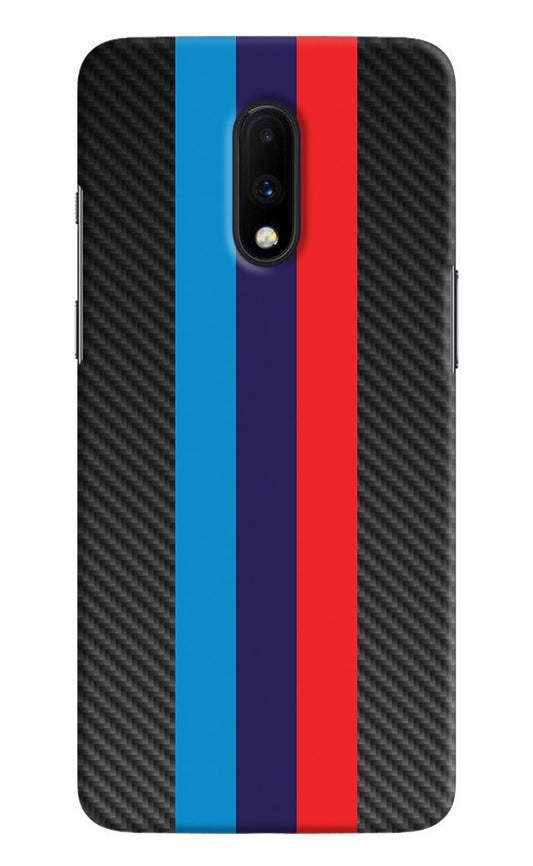 BMW Stripes Pattern Oneplus 7 Back Cover