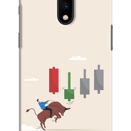 Bull Trading Momentum Oneplus 7 Hard Case Back Cover by Casekaro