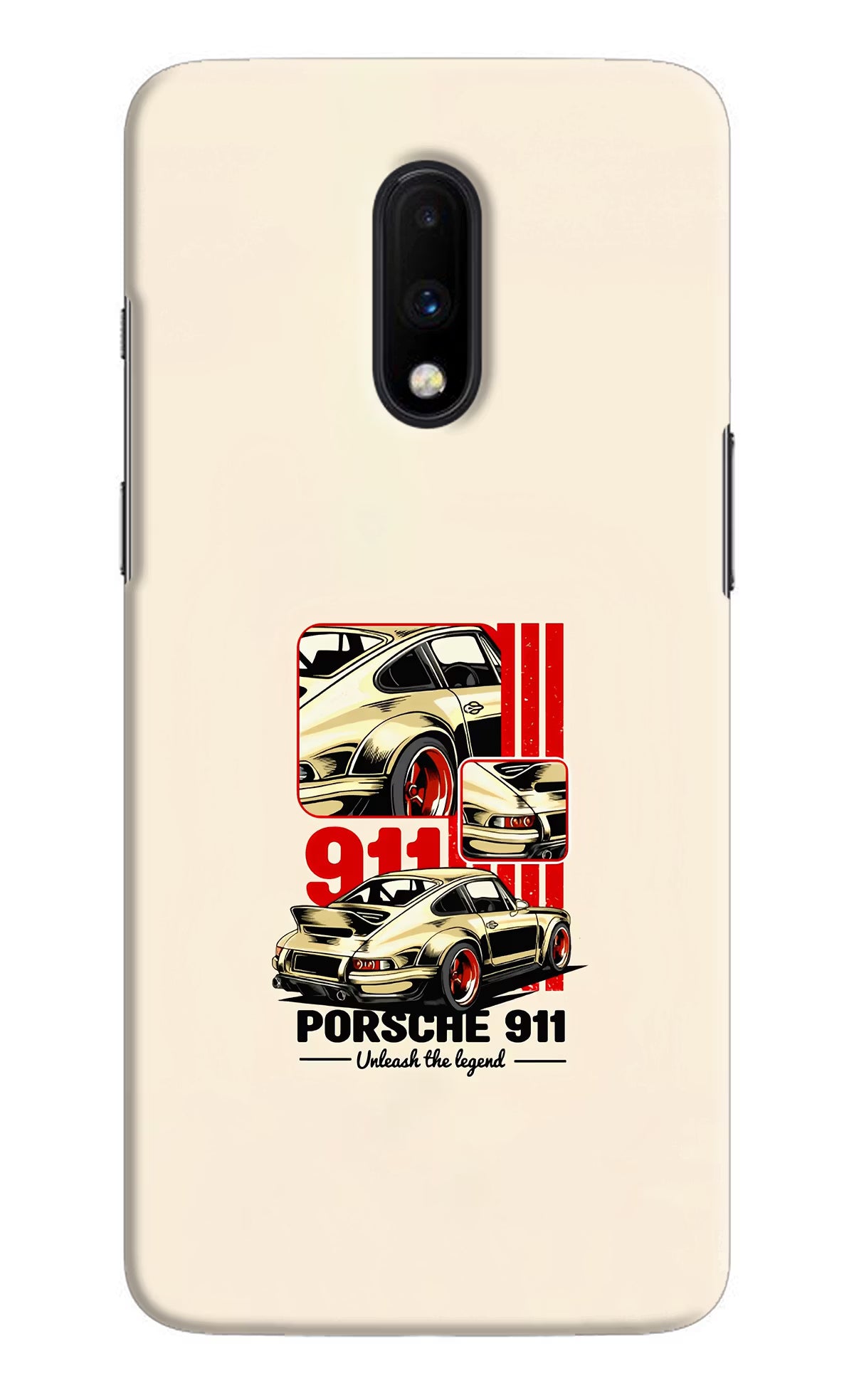 Classic Porsche 911 Oneplus 7 Hard Case Back Cover by Casekaro