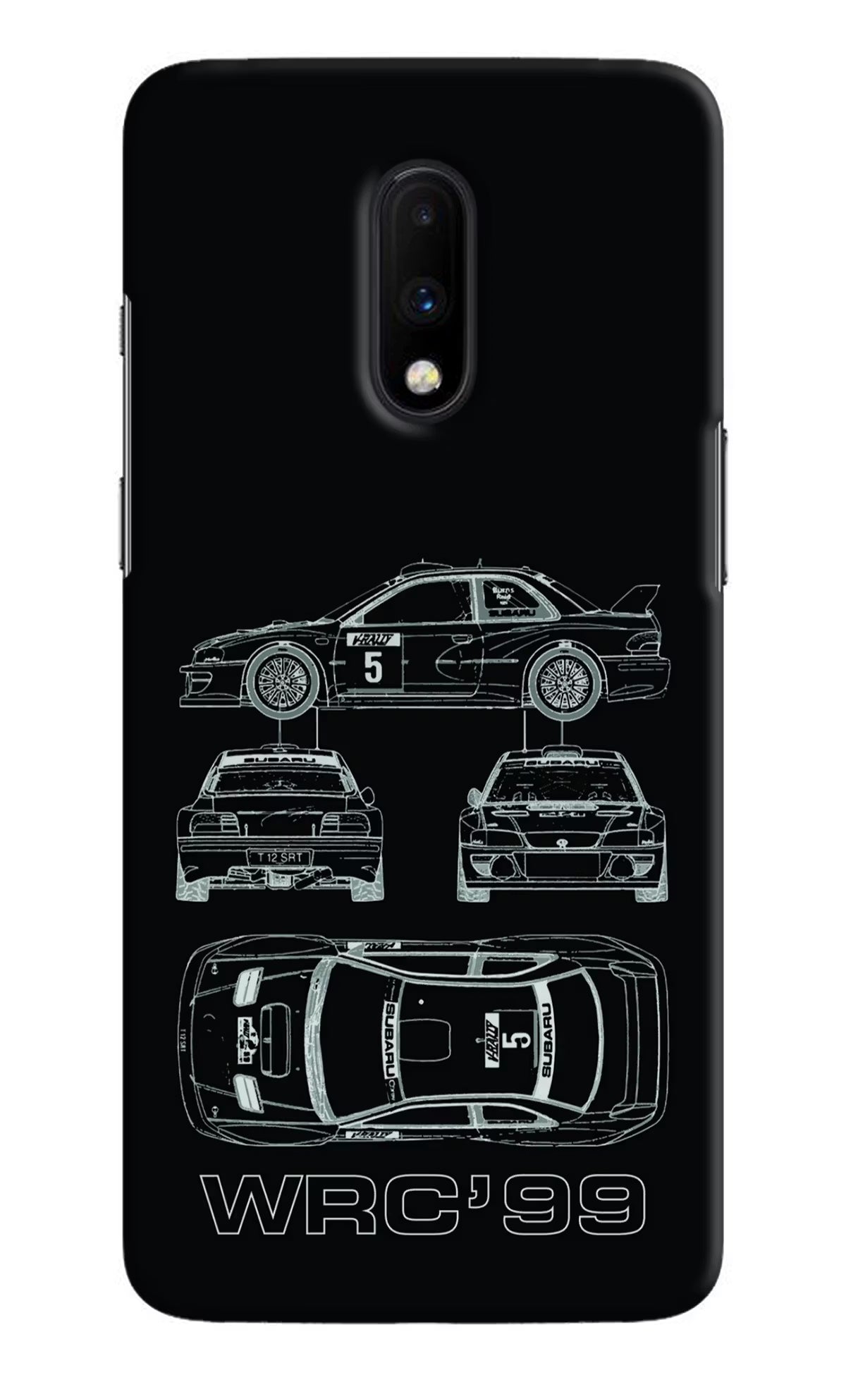 WRC'99 Oneplus 7 Hard Case Back Cover by Casekaro