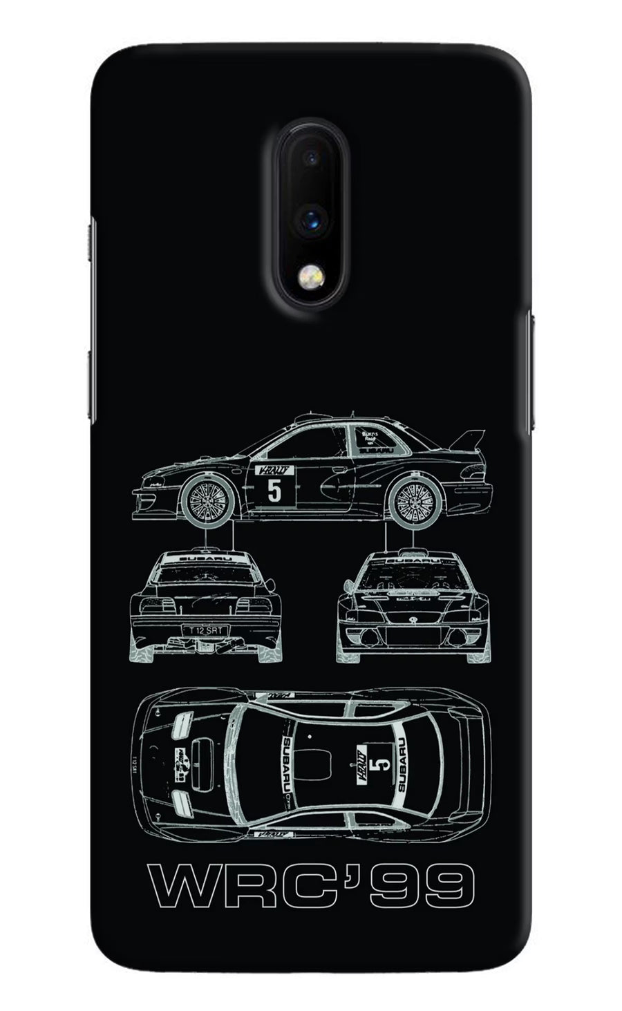 WRC'99 Oneplus 7 Back Cover, Hard case