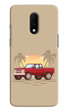 Desert Classic Drive Oneplus 7 Hard Case Back Cover by Casekaro