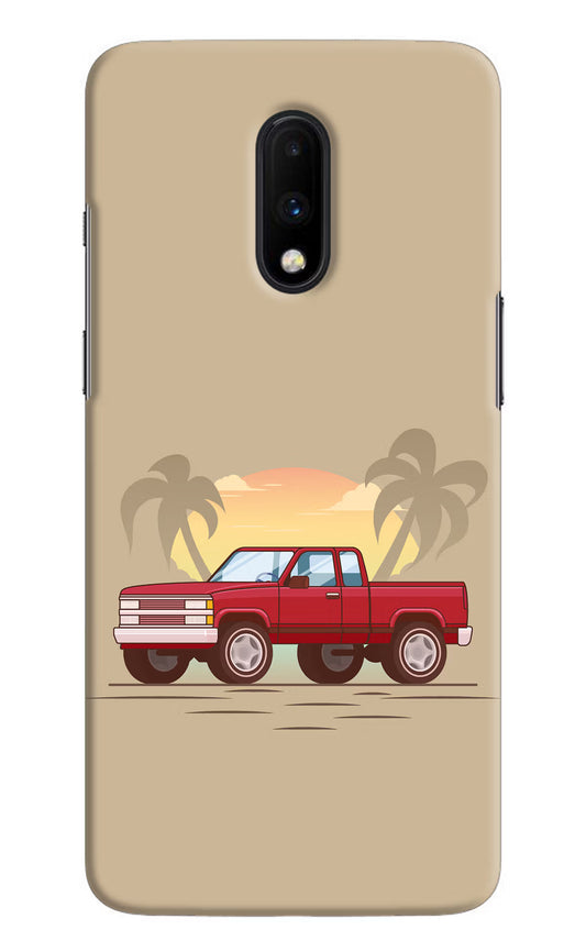 Desert Classic Drive Oneplus 7 Hard Case Back Cover by Casekaro