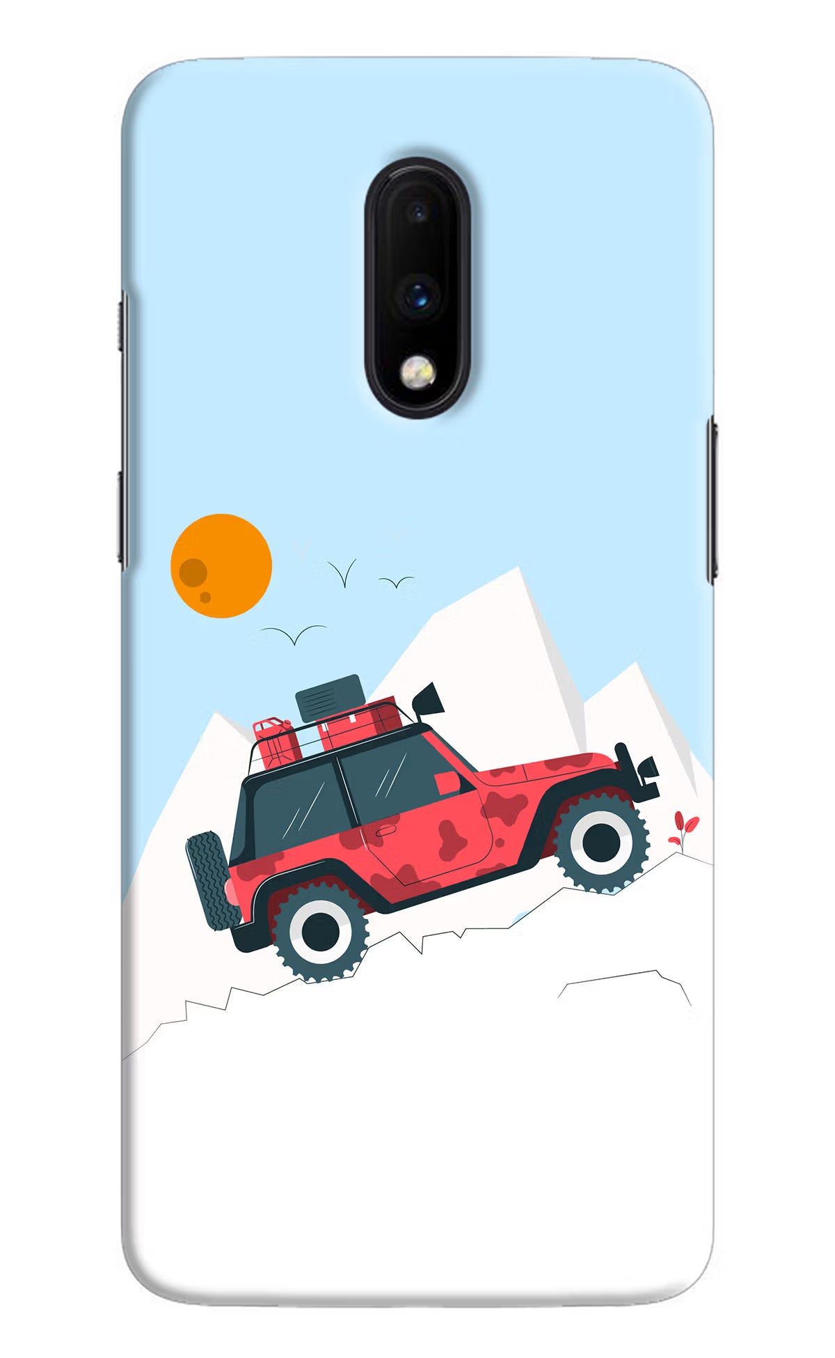Mountain Trail Beast Oneplus 7 Hard Case Back Cover by Casekaro