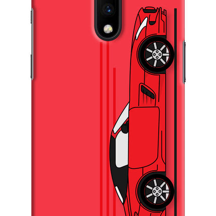 Red Velocity Oneplus 7 Hard Case Back Cover by Casekaro