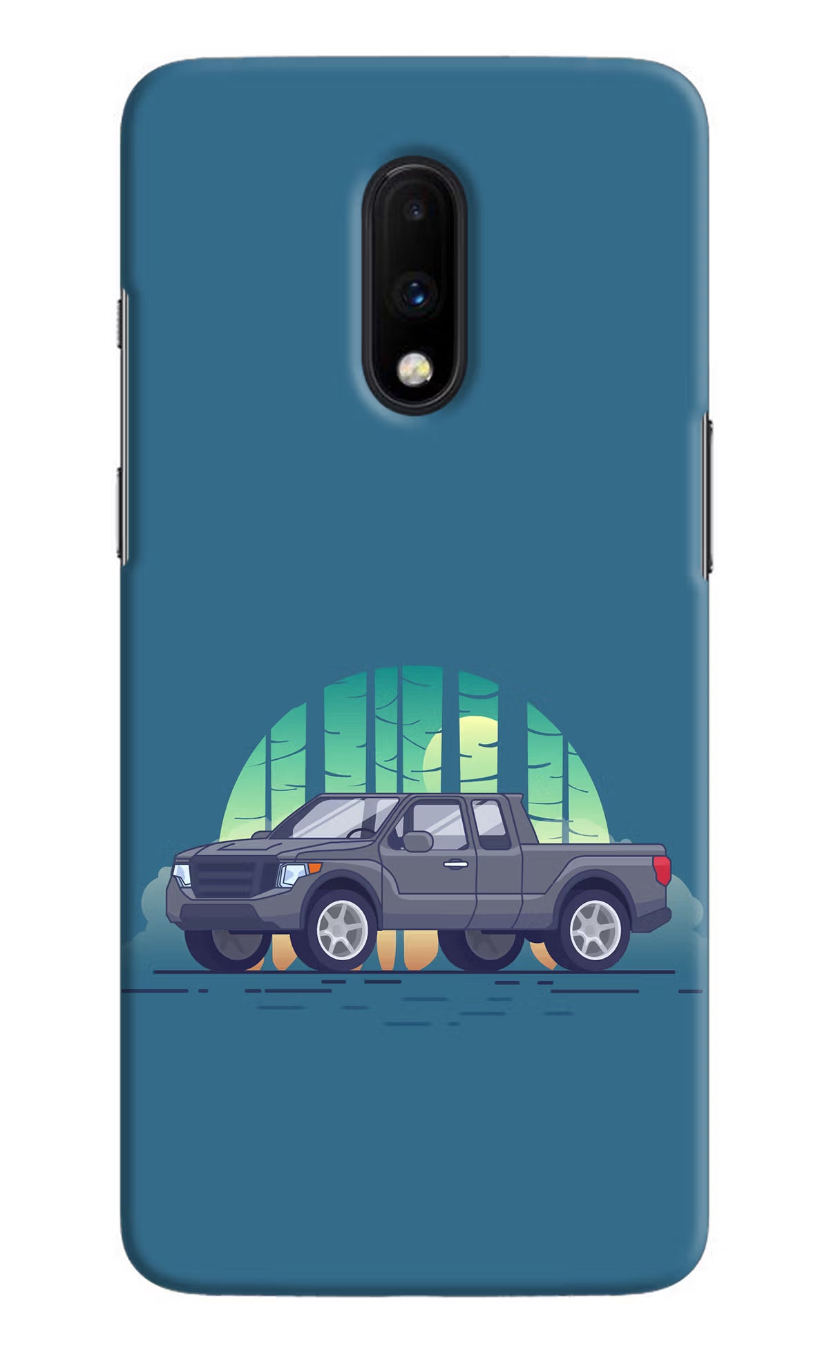 Retro Garage Vibe Oneplus 7 Hard Case Back Cover by Casekaro