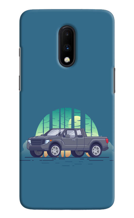 Retro Garage Vibe Oneplus 7 Hard Case Back Cover by Casekaro