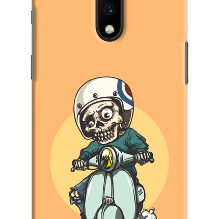 Undead Biker Oneplus 7 Hard Case Back Cover by Casekaro