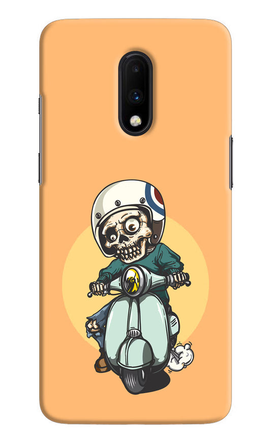 Undead Biker Oneplus 7 Hard Case Back Cover by Casekaro