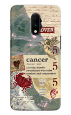 Cancer Zodiac Oneplus 7 Hard Case Back Cover by Casekaro